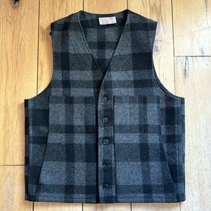 FILSON mackinaw wool vest men’s medium